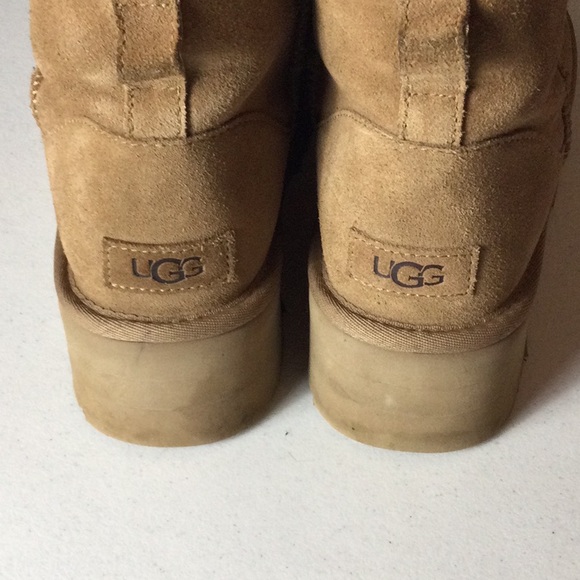 UGG Women's Brown Platform Ankle Boots - Picture 2 of 15